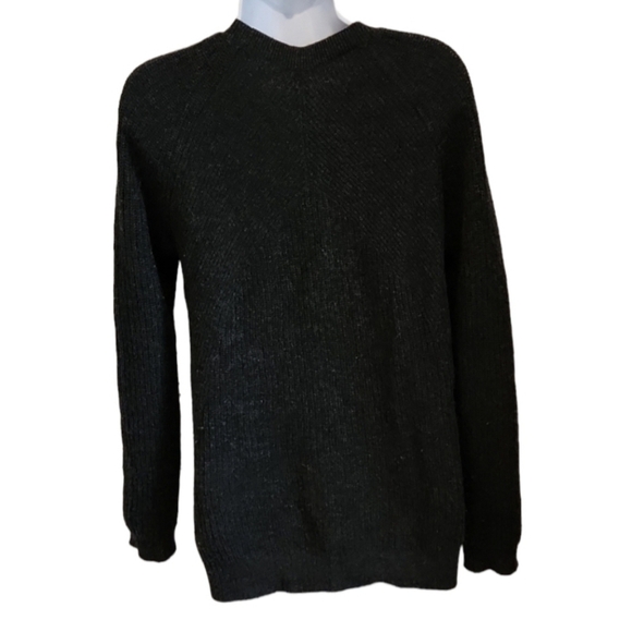 autumn Cashmere Crew Neck Sweater with Zipper Detail - Picture 2 of 5